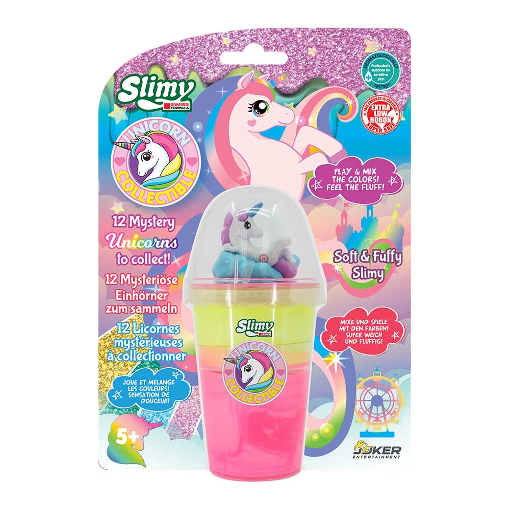UNICORN WITH 12 UNICORN COLLECTIBLES 2 COLOR IN A CUP IN BLISTERCARD - Premium for Kids in Qatar | Toysaro.com